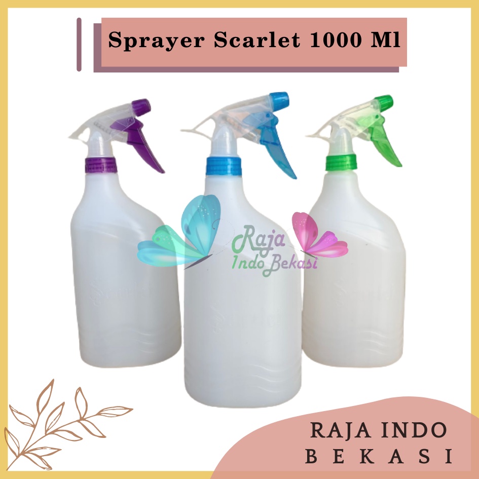 Sprayer Scarlet 1000 Ml 1 Liter Sprayer Semprotan Air Disinfektan Tanaman Burung Sprayer Semprotan Serbaguna Elektrik Manual Swan Gun - Hand Sprayer 1 Liter Semprotan Air Jetspray Tanaman Spray Serbaguna 1000 ml AT005