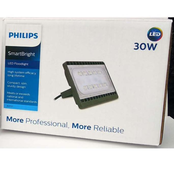 Philips Lampu Sorot 30 Watt LED Floodlight BVP171 30W Putih Kuning - Putih |Garansi 100%