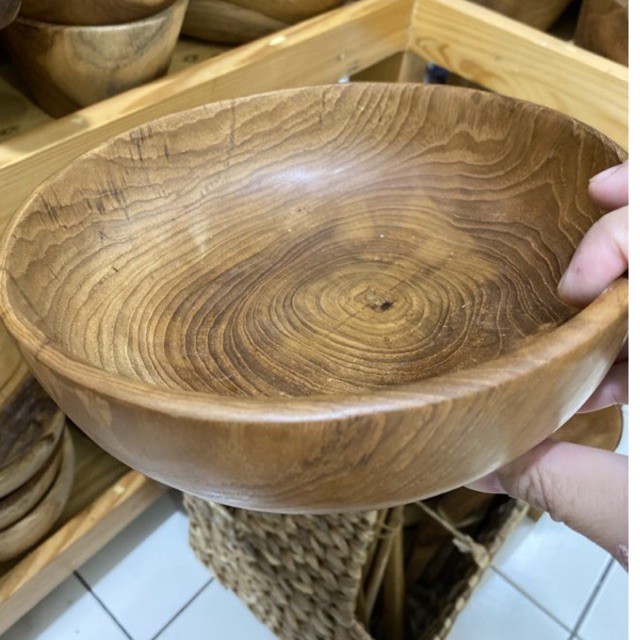 Wooden Salad Bowl Diameter 19cm