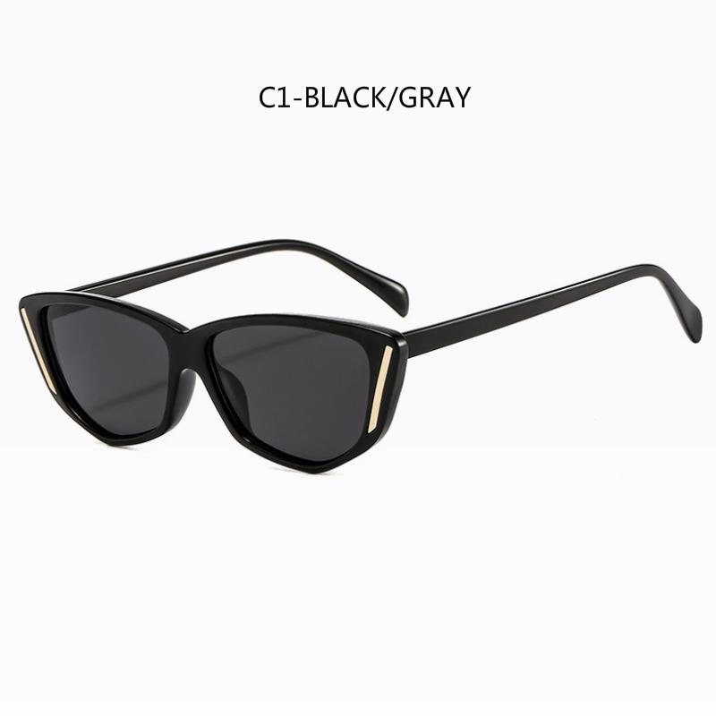 European and American fashion personality wild small frame men and women sunglasses metal hinges