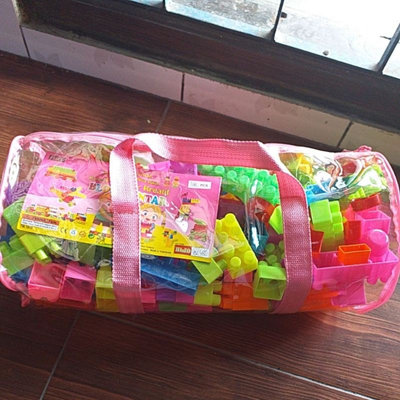 MAINAN BLOCK PINTAR ANAK 188PCS