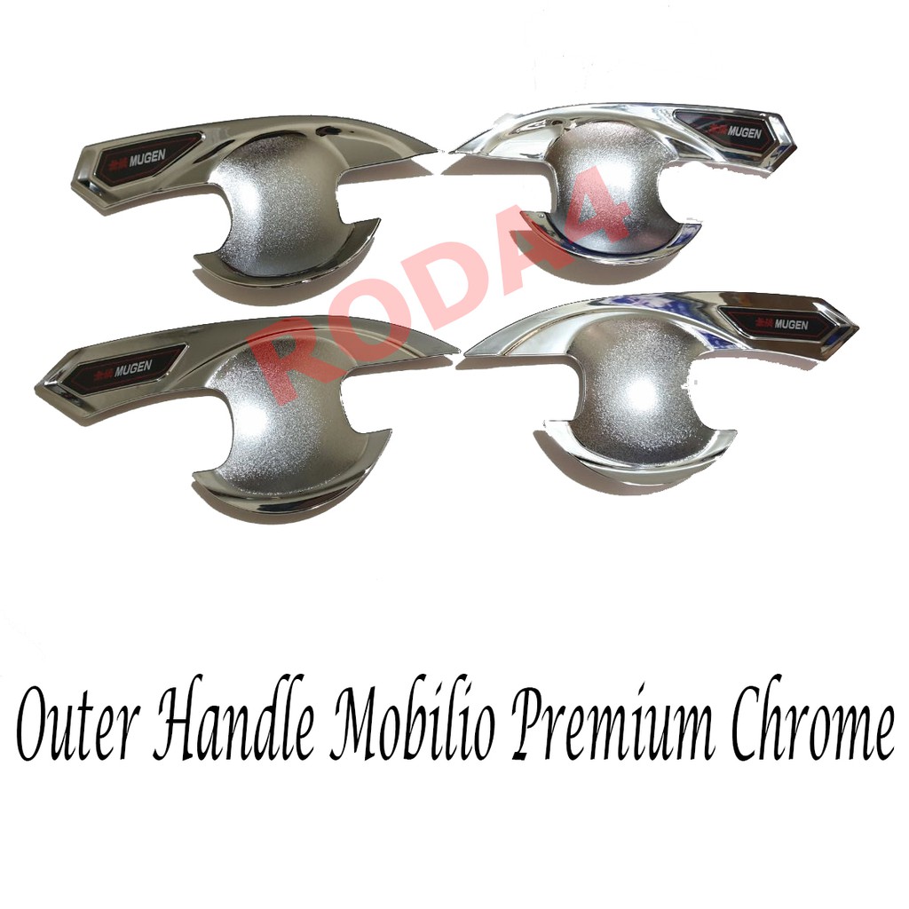 Outer  Mangkok Handle Honda Mobilio Model Premium Chrome