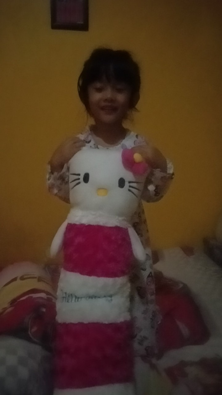 Boneka Guling Bulu  Karakter Tinggi 75cm