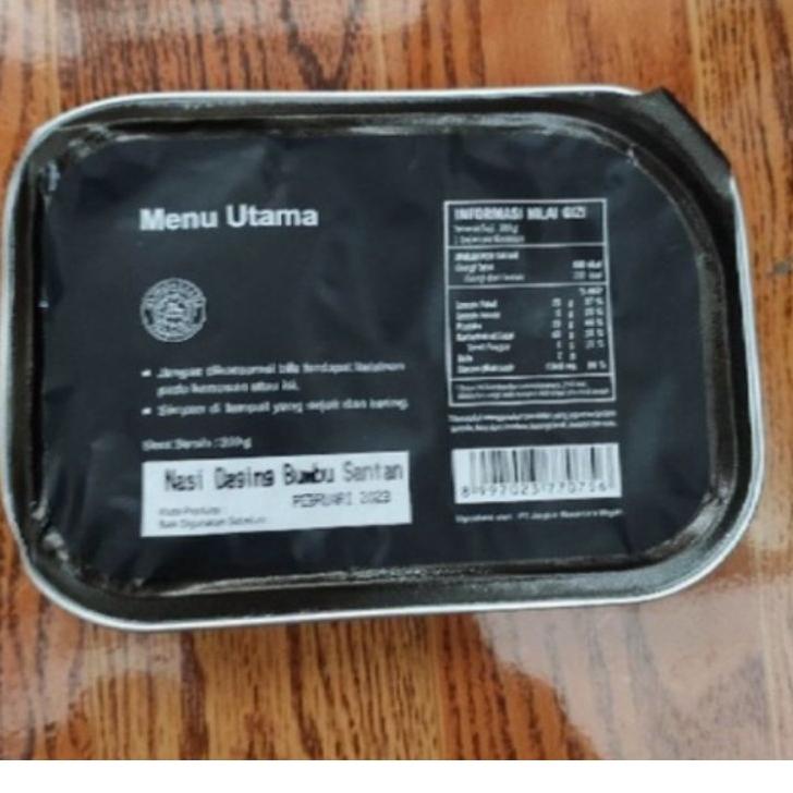 Super Produk ECERAN RANSUM NARAGA Ration Survival Food MRE AD AU Angkatan Darat Udara makanan darura