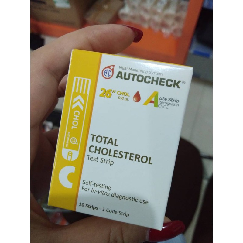 STIK STRIP KOLESTROL AUTOCHECK TOTAL CHOLESTEROL REFILL KOLESTEROL AUTO CHECK TEST CHOLESTROL