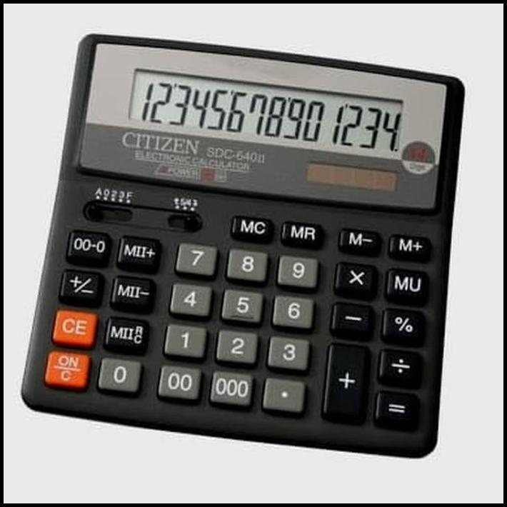 

Citizen Sdc-640Ii Original - Desktop Calculator - Kalkulator Meja 640