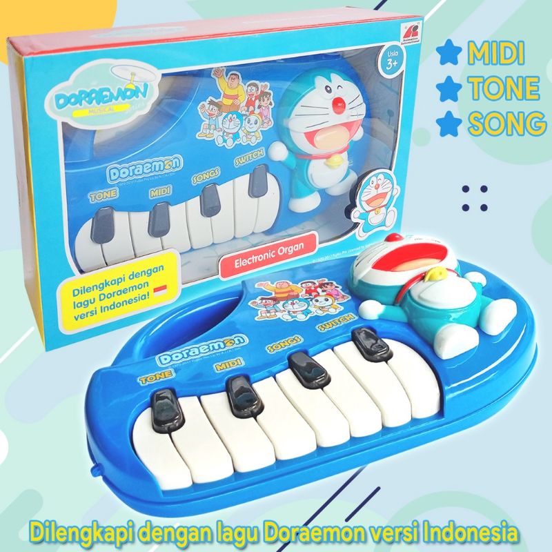 MAINAN PIANO KARAKTER DORAEMON ELECTRONIC ORGAN