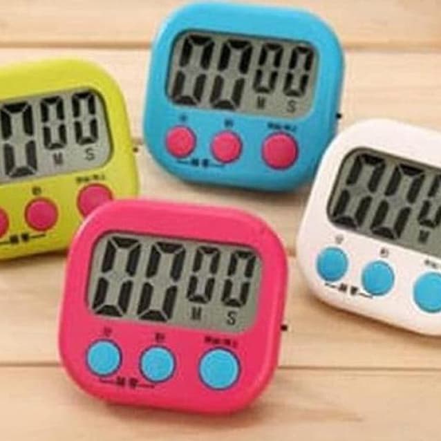 kitchen timer Digital Alarm Dapur Masak Clock Stopwatch