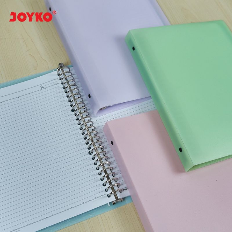 

JOYKO Binder Note A5 Polos MHPT - 516 Warna Pastel 20 Ring Soft Colour Cover
