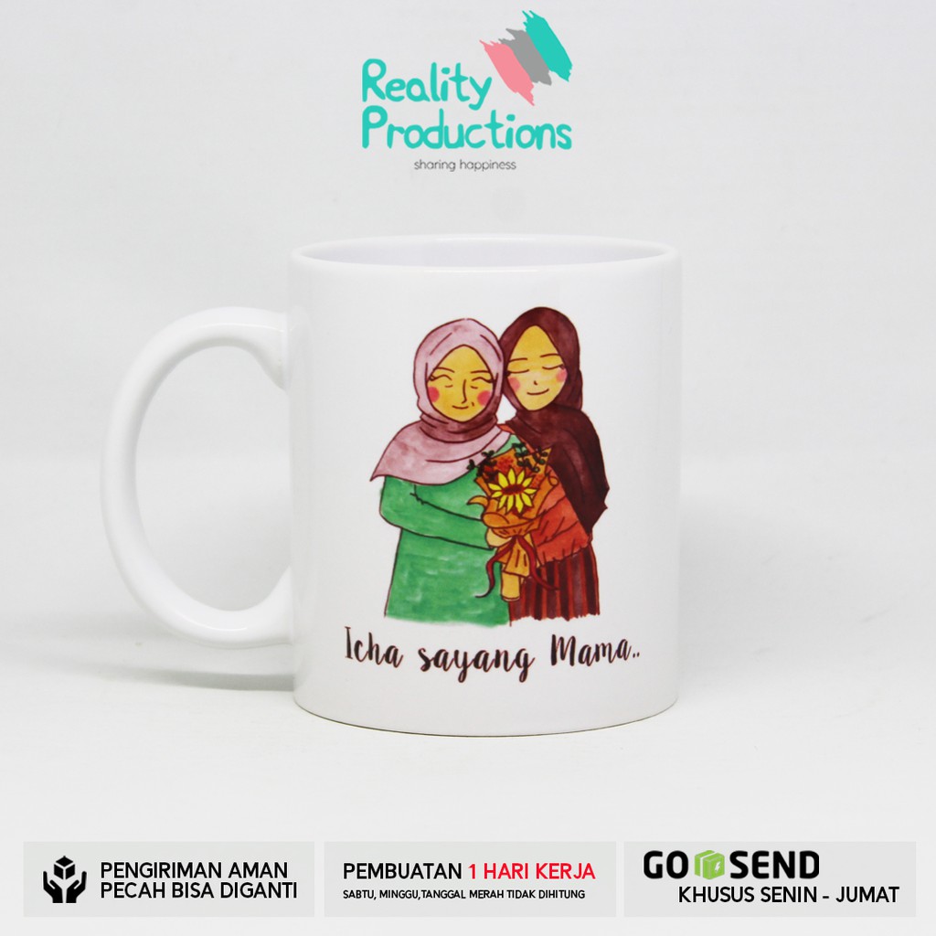 Mug Anak Rangkul Ibu untuk Kado Ibu