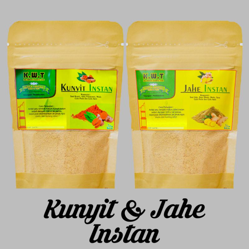 

Minuman Herbal Serbuk Kunyit & Jahe Instan