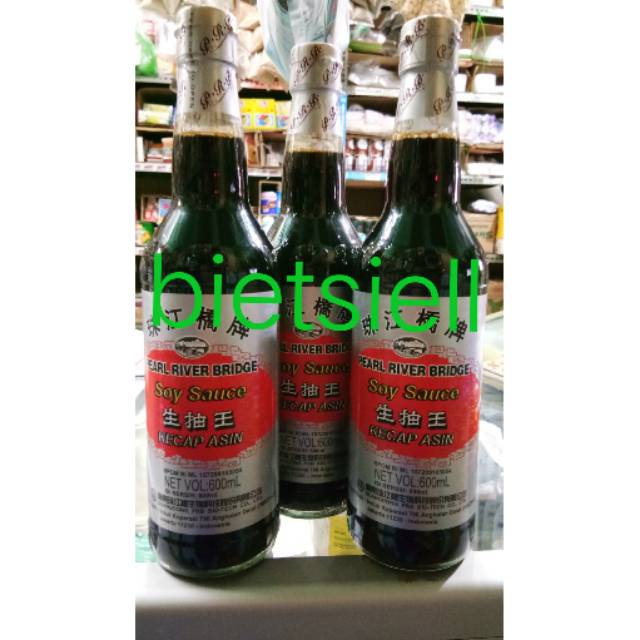 

pearl river bridge soy sauce/kecap asin 600ml