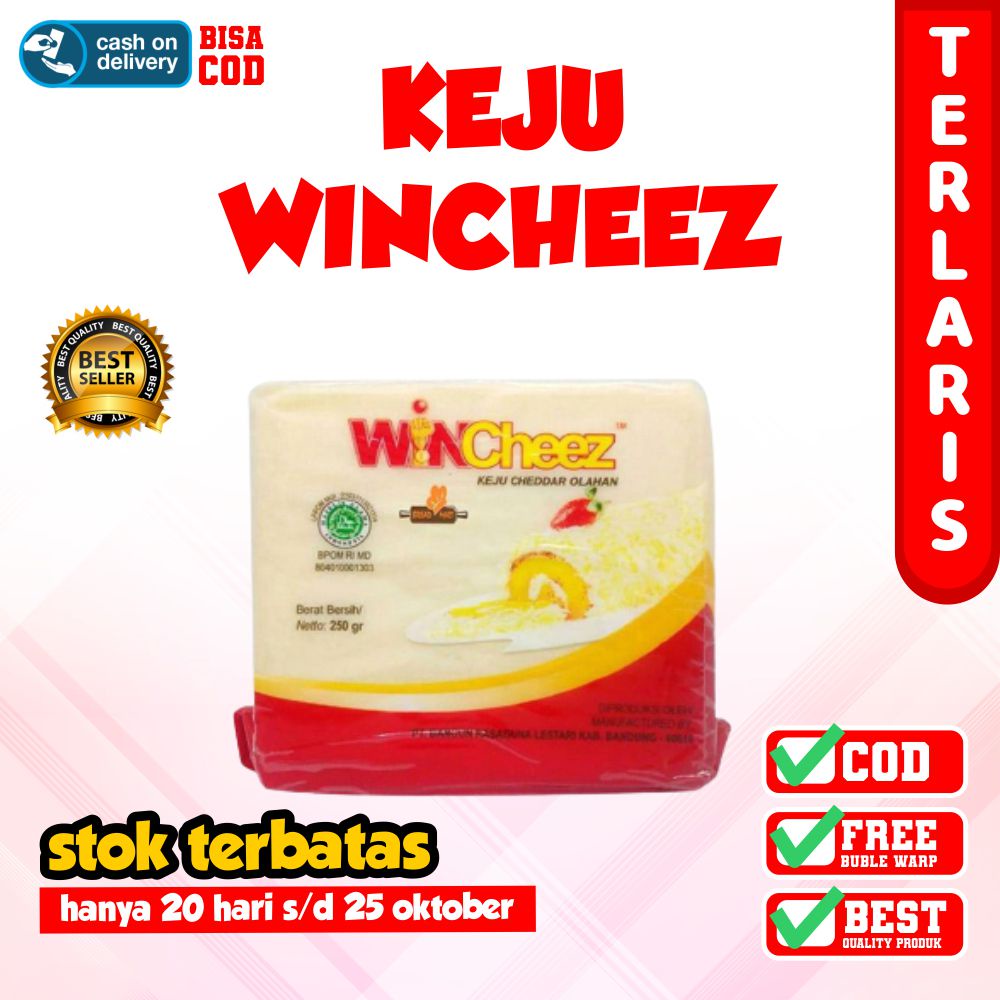 

KEJU WINCHEEZ 250gr / Keju Cheddar Winchees / Keju Winchiz BEST SELLER