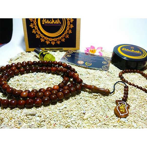 Tasbih Kokka BERSERTIFIKAT Bulat Bulan Bintang 99 Uk 8mm Kaukah Koka Kaoka [Bonus Parfum&amp;Gelang]