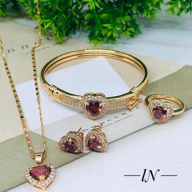 Xuping set perhiasan lapis emas 24k 0101n