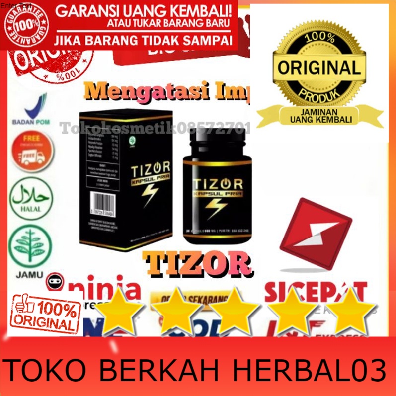 100% ASLI Tizor Obat Asli Impotensi Dan Prostat Aman Bpom di jamin Original Dan Berkualitas