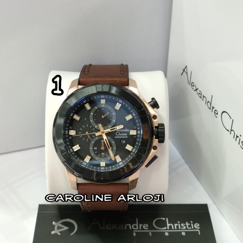 JAM TANGAN PRIA ALEXANDRE CHRISTIE AC6588MC