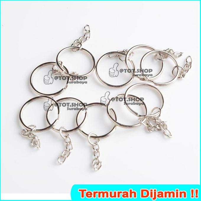 

Best Seller] Isi 1440Pcs Ring Gantungan Kunci 25 Mm Gerigi Key Chain Ada Ring Kecil
