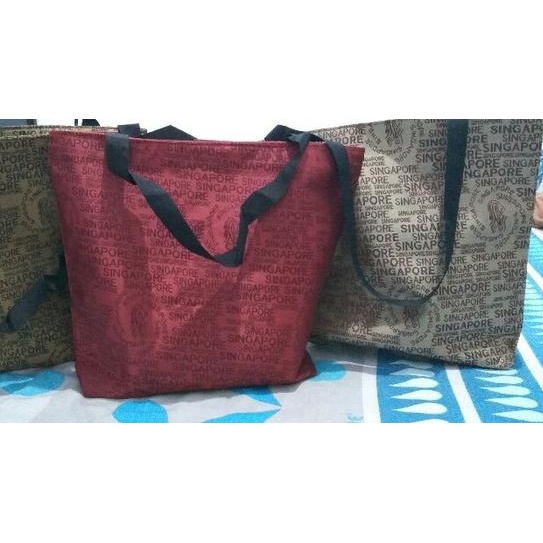 

☼ tas tenteng / bahu motif Singapura / Singapore ❅