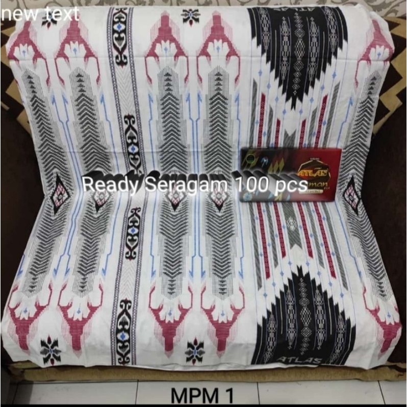 GROSIR NEW SARUNG ATLAS HARMONI AZALEA MOTIF BHS MPM KHUSUS PUTIH