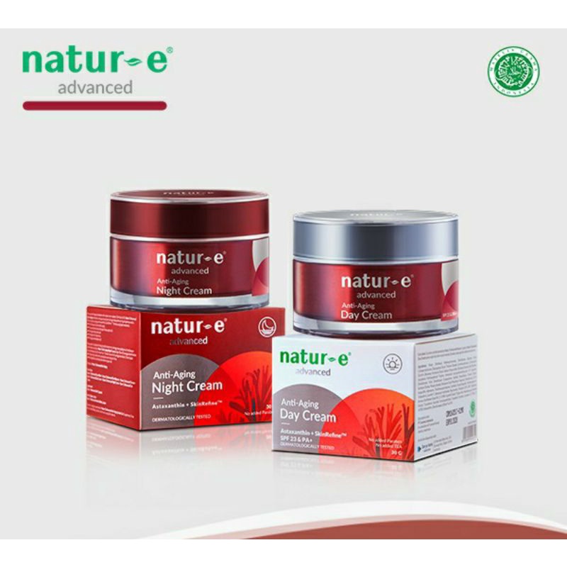 Natur-e advanced day cream dan night cream