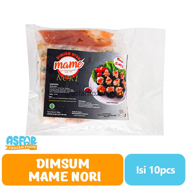 

Dimsum Mame Nori Isi 10 biji