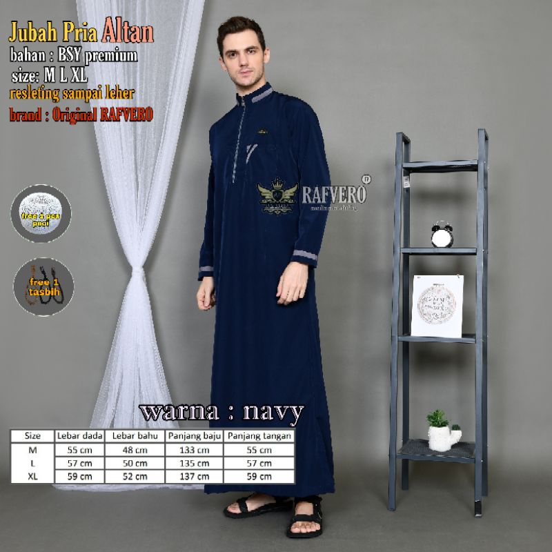 Jubah Pria - Jubah Pria Altan Original RAFVERO - Jubah Pria Terbaru - Jubah Pria Termurah