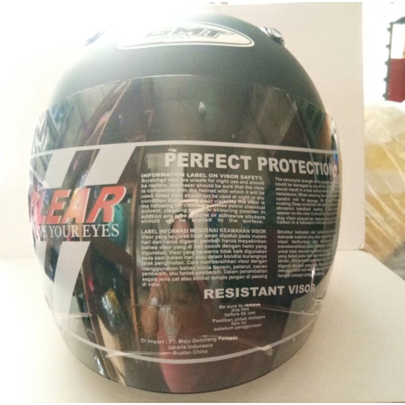 KACA VISOR KHUSUS HELM GMT CLEAR BENING DAN HITAM PNP VISOR KYT GALAXY