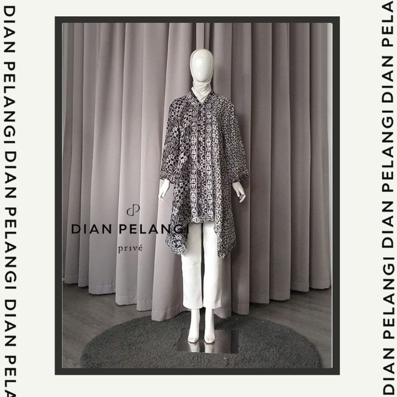 DIAN PELANGI TUNIK MUSLIM KEBAYA VISCOS BATIK CAP