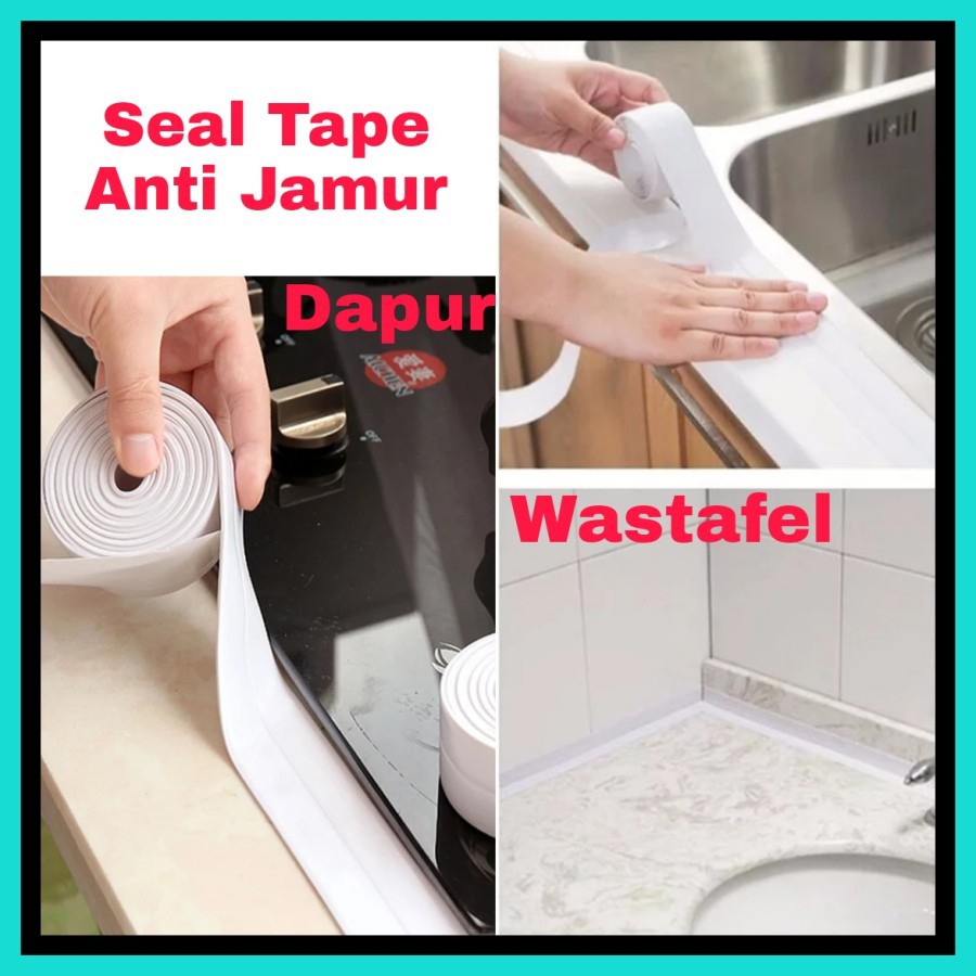 NA - SEAL TAPE ANTI JAMUR WASTAFEL SINK - PEREKAT DAPUR KAMAR MANDI