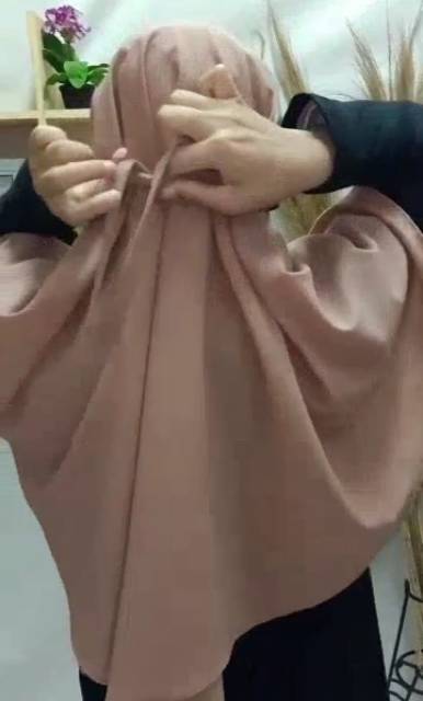 Bergo maryam premium diamond / Hijab Instan bergo maryam tali nonpet-4