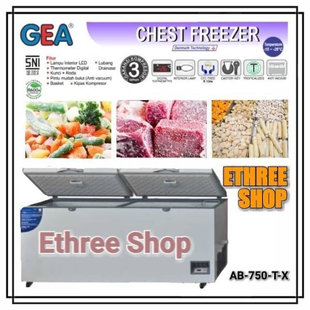 GEA CHEST FREEZER AB 750 R CHEST FREEZER -PROMO