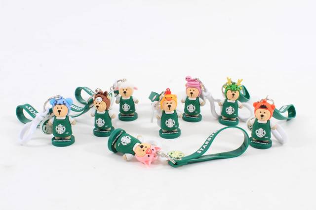 Ganci Gantungan Tas Atau Kunci Starbucks Bear