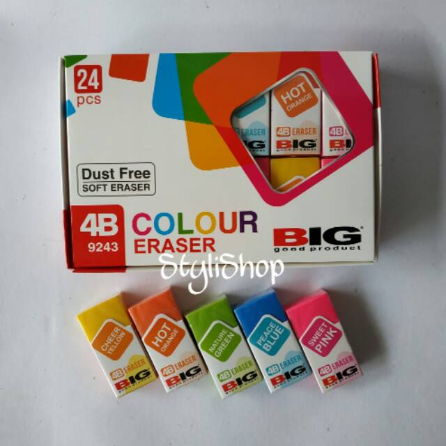 

Penghapus Warna BIG 9243 Colour Eraser 4B