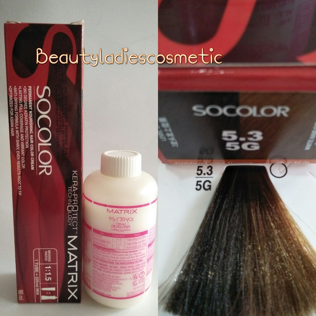MATRIX SOCOLOR 5.3 GOLDEN LIGHT BROWN 90ML LEVEL-5