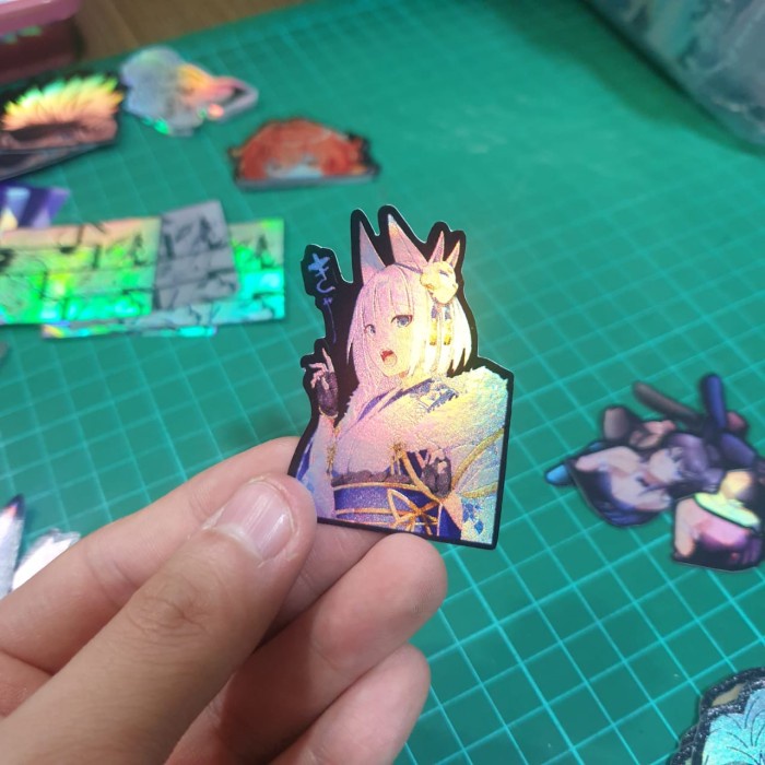 Sticker Hologram Anime - PSH814 - kaga azur lane
