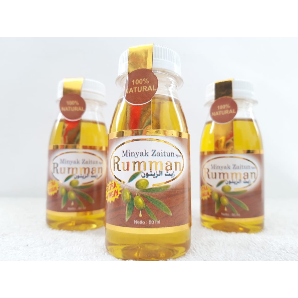 Minyak Zaitun Rumman 80 ML EVO Extra Virgin Olive Oil Minyak Zaitun Murni