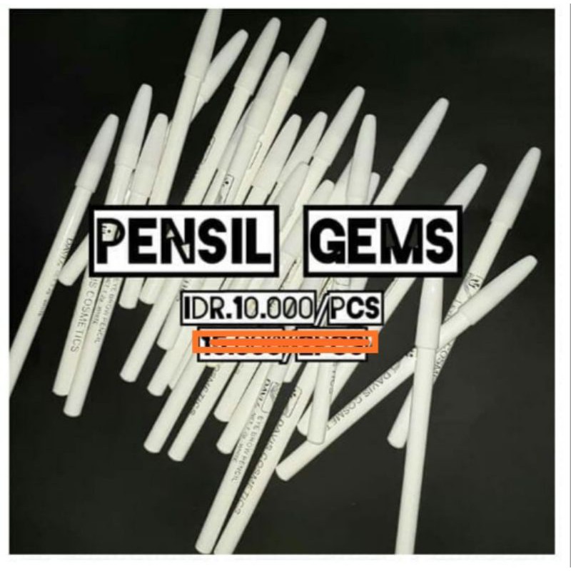 

Pencil Gems Rp.10.000/ pcs