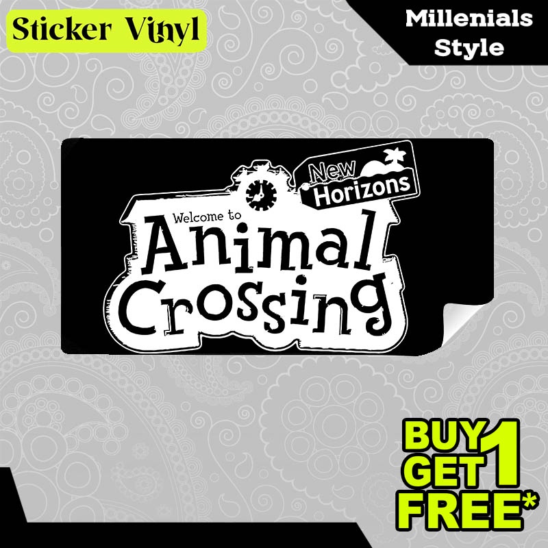 

Stiker Sticker ACNH Animal Crossing New Horizons Komunitas Pecinta Hewan Aesthetic Bahan Vinyl Satuan Anti Air