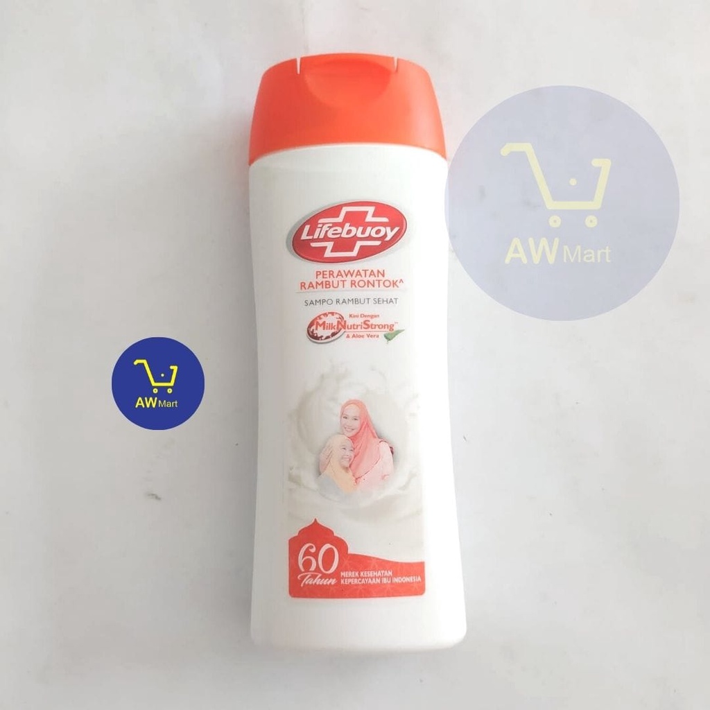 SHAMPO LIFEBUOY BOTOL 170ML- ANTI KETOMBE, KUAT &amp; BERKILAU, PERAWATAN RAMBUT RONTOK