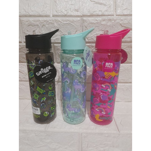 smiggle drink bottle original botol smiggle unicorn dino botol pink