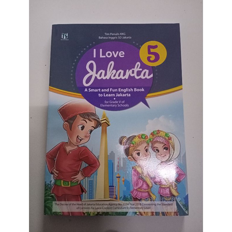 Buku Pelajara I Love Jakarta SD Kelas 5