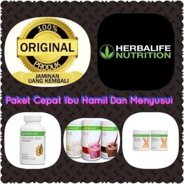 Jual Herbalife ( Paket Cepat Ibu Hamil Dan Menyusui ) Shopee Indonesia