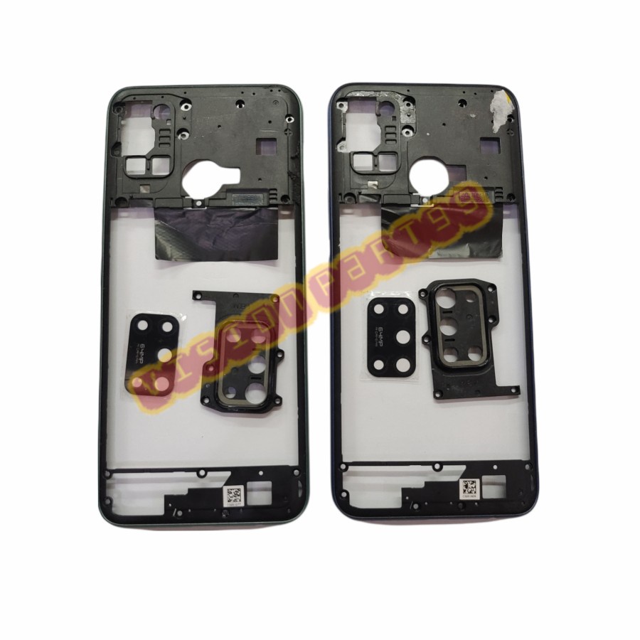 BEZEL BEZZEL TUTUP MESIN RANGKA SAMPING PLUS RING KACA KAMERA RILMI C17 - RILMI 7I