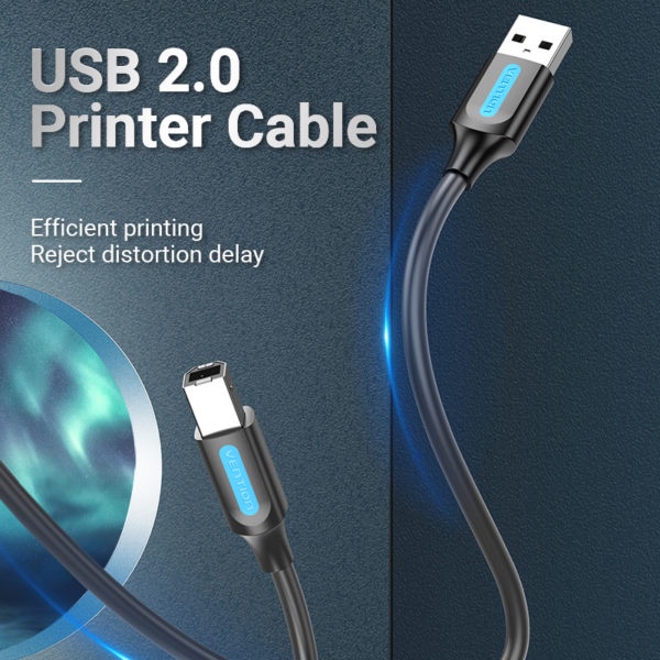 Vention Kabel USB 2.0 A to B Male Scanner Printer Epson Canon 2M 3M 5M