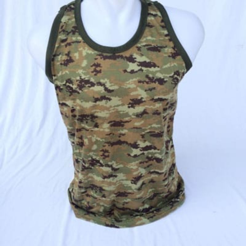 singlet army singlet loreng singlet polos