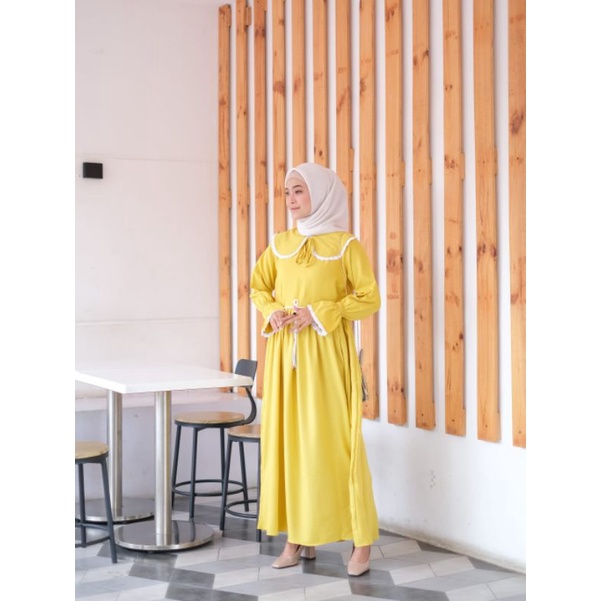 PROMO / NEW... GERAI ALISHA ORI // ZEINA DRESS // MAXI // Gamis / Gamis muslimah // Gamis Itycrepe // Gamis Renda// Gamis basic // Gamis syar'i // Maxy Dress // Gamis kerah renda