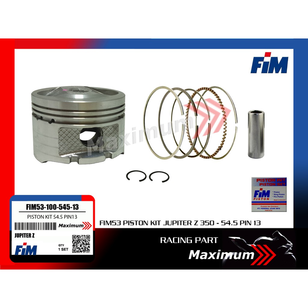 FIM 53-100 Piston Kit 54.5 Pin 13 Jupiter