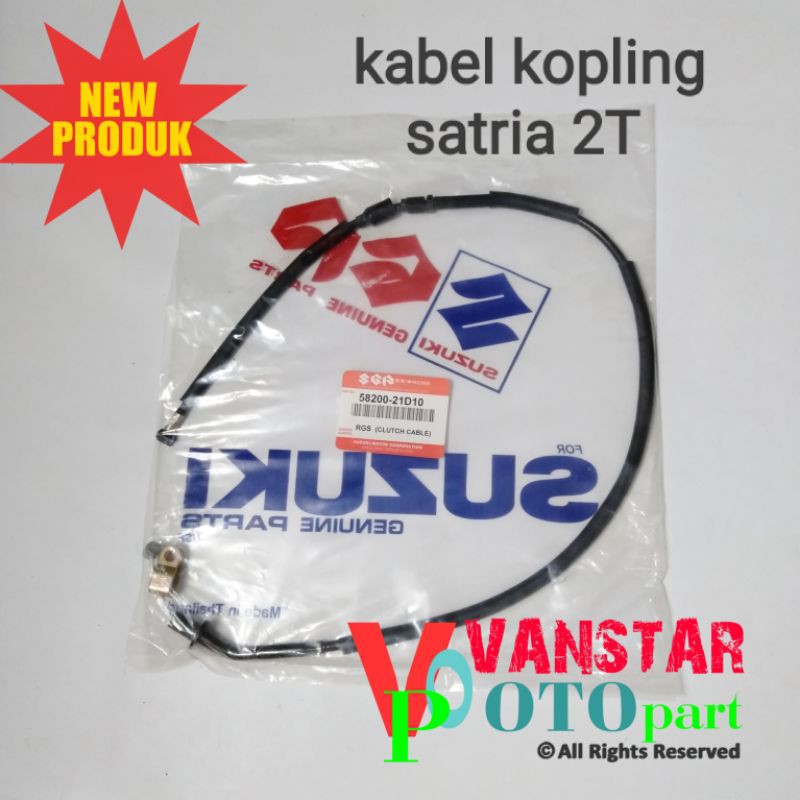 Kabel kopling satria 2 tak hiu lumba ORI