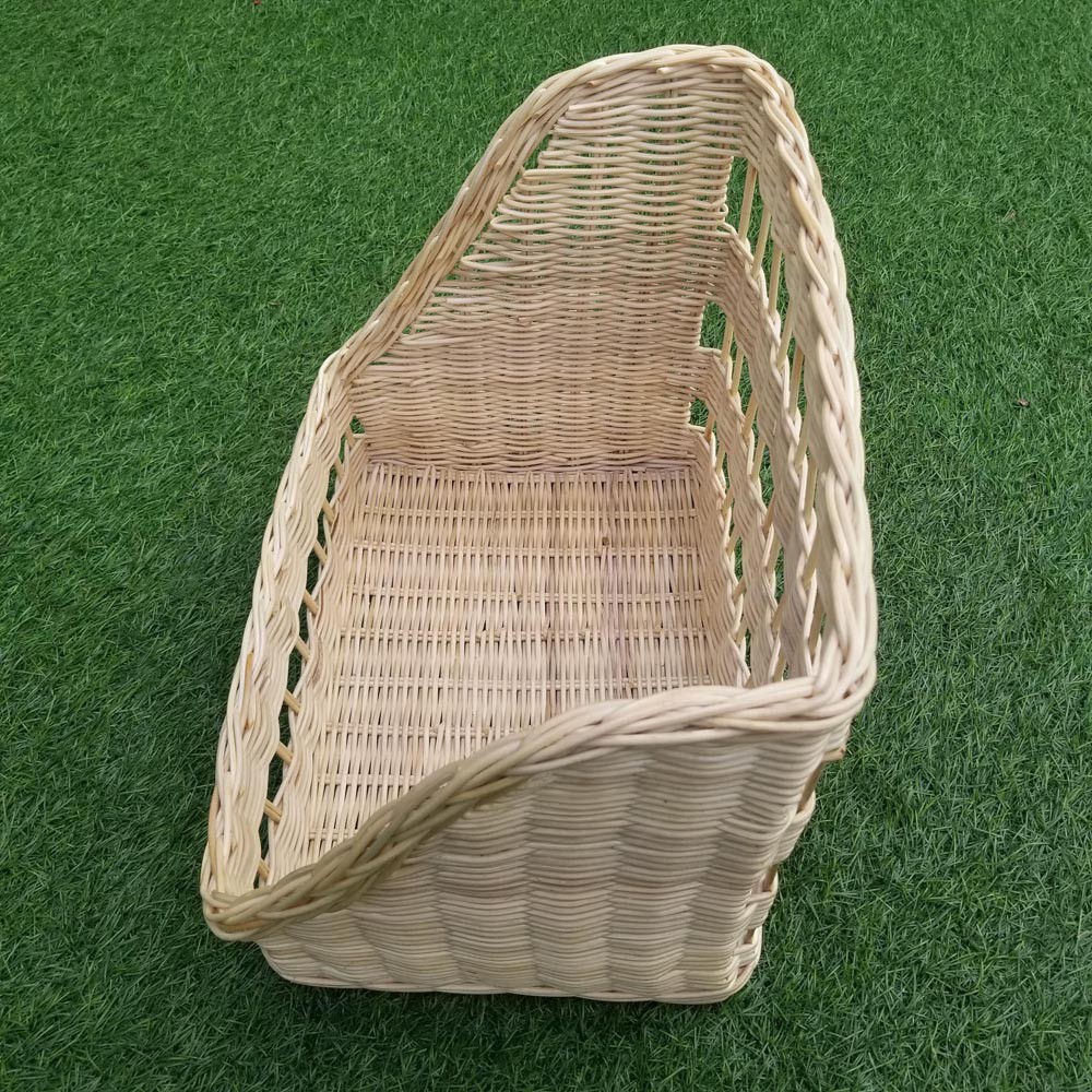 Kerajinan Tangan Rotan - Keranjang Parsel Sepeda Depan v2 - 35x25x30cm